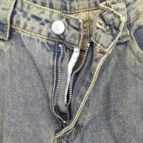 ワイドデニムパンツ レディース JPN:L