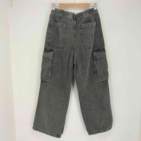 モノマート MONO-MART バギーセミワイドカーゴデニムパンツ レディース JPN:XS