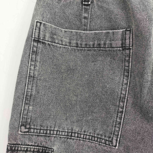 モノマート MONO-MART バギーセミワイドカーゴデニムパンツ レディース JPN:XS