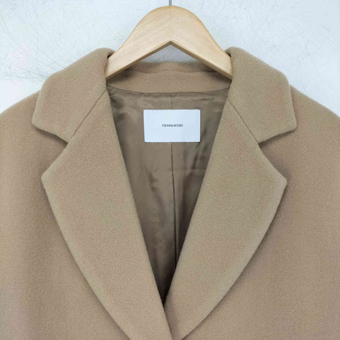 フレームワーク FRAMeWORK ウール チェスターコート レディース 36