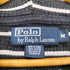 ポロバイラルフローレン Polo by RALPH LAUREN ボーダー柄ポニー刺繍サーマルヘンリーネックフーディー メンズ M