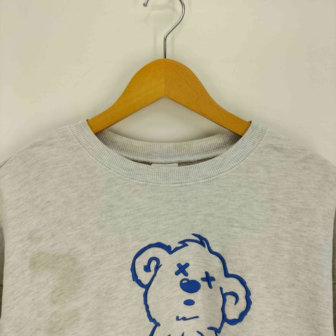 イストクンスト ISTKUNST 韓国製 A'GEM/9 サンダーベア スウェット メンズ import:L