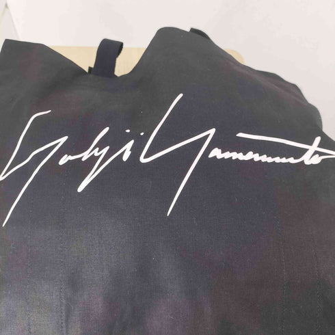 ヨウジヤマモト Yohji Yamamoto シグネチャーロゴキャンバストートバッグ メンズ