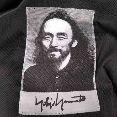 ヨウジヤマモト Yohji Yamamoto シグネチャーロゴカウレザーミニトートバッグ メンズ