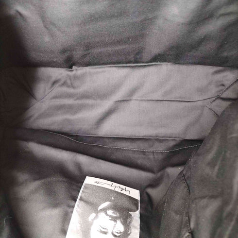 ヨウジヤマモト Yohji Yamamoto シグネチャーロゴカウレザーミニトートバッグ メンズ