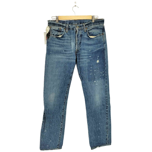 リーバイスヴィンテージクロージング Levis Vintage Clothing 501 66後期復刻 1978年復刻 ダメージ加工 デニム パンツ 赤耳 メンズ W32 L32