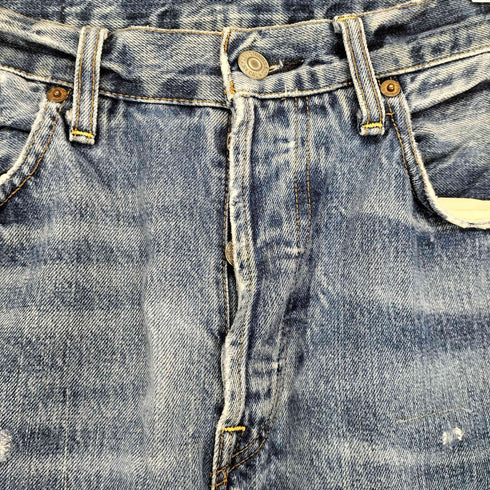 リーバイスヴィンテージクロージング Levis Vintage Clothing 501 66後期復刻 1978年復刻 ダメージ加工 デニム パンツ 赤耳 メンズ W32 L32