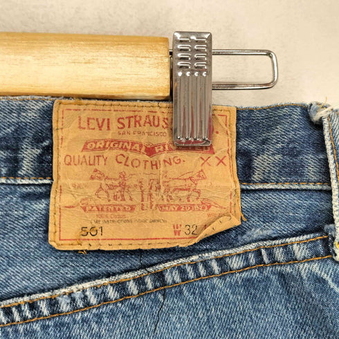 リーバイスヴィンテージクロージング Levis Vintage Clothing 501 66後期復刻 1978年復刻 ダメージ加工 デニム パンツ 赤耳 メンズ W32 L32