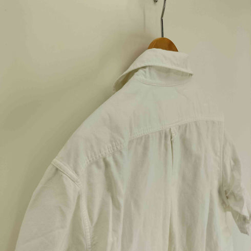 ダントン DANTON 19SS ロゴワッペン ハーフボタン ク プルオーバー ラブカラー シャツ メンズ US:40