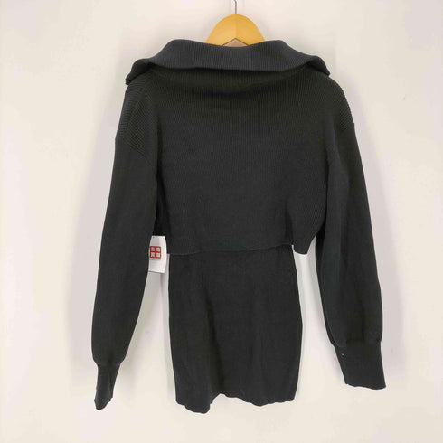 スライ SLY BIG COLLOR ZIP UP 2P ショートワンピース レディース 1
