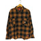 ディッキーズ Dickies ロゴワッペン フラップポケット ブロックチェック ネル フランネルシャツ メンズ JPN:XL