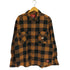 ディッキーズ Dickies ロゴワッペン フラップポケット ブロックチェック ネル フランネルシャツ メンズ JPN:XL