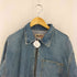 ステューシー Stussy WORK GEAR DENIM ZIP WORK JACKET ジップアップ デニム ジャケット メンズ import:L
