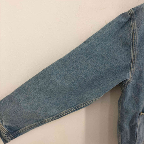 ステューシー Stussy WORK GEAR DENIM ZIP WORK JACKET ジップアップ デニム ジャケット メンズ import:L