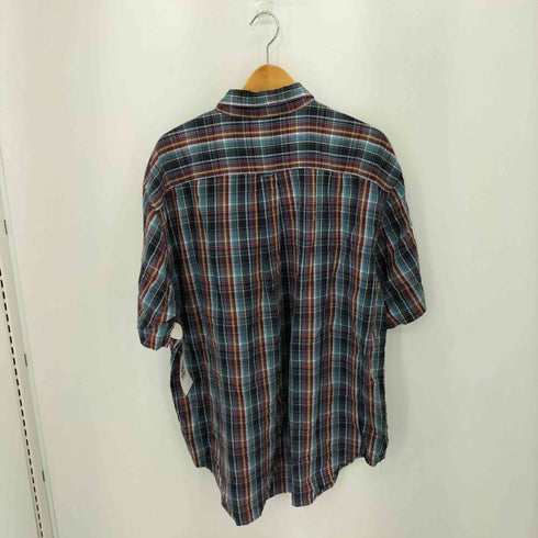 ギャップ Gap 00s OLD オールド ボタンダウン チェック半袖シャツ メンズ L