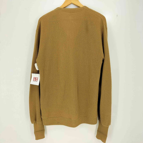 70s リブ長 アクリルカーディガン メンズ