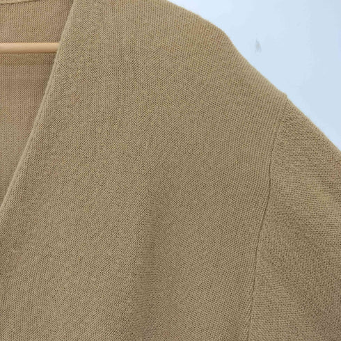 70s リブ長 アクリルカーディガン メンズ