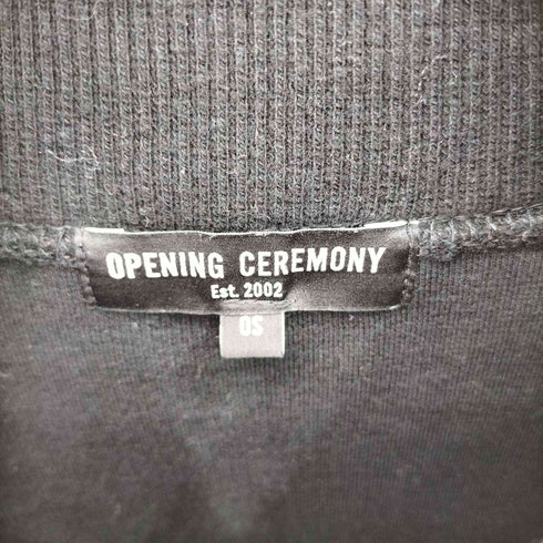 オープニングセレモニー OPENING CEREMONY ハイネック ベルト付き コットン スウェット レディース 0S