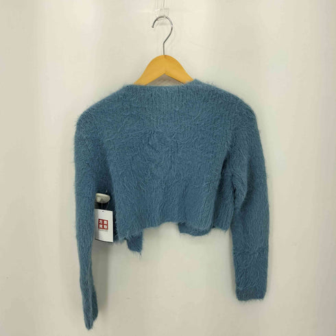 ザラ ZARA クロップド シャギーカーディガン レディース import:L