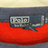 ポロバイラルフローレン Polo by RALPH LAUREN 90-00s Vガゼット ツートーンカラー右腕ロゴ刺繍 クルーネック スウェットトレーナー レディース S