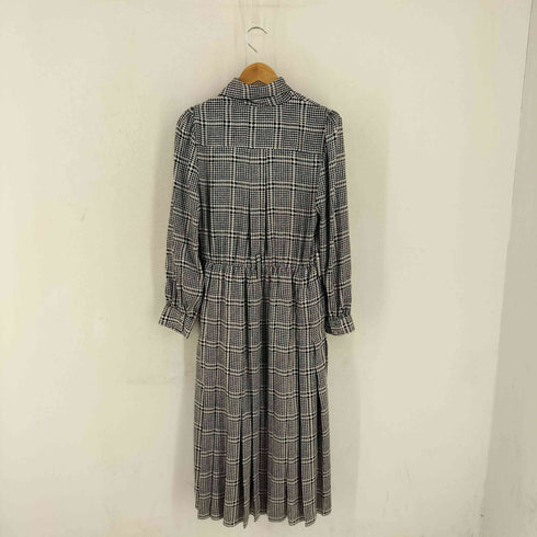 ザラ ZARA Vネック 千鳥柄 ワンピース レディース import:L