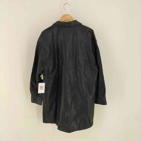 ザラ ZARA Chaqueta larga efecto ビーガンレザー コート レディース import:L