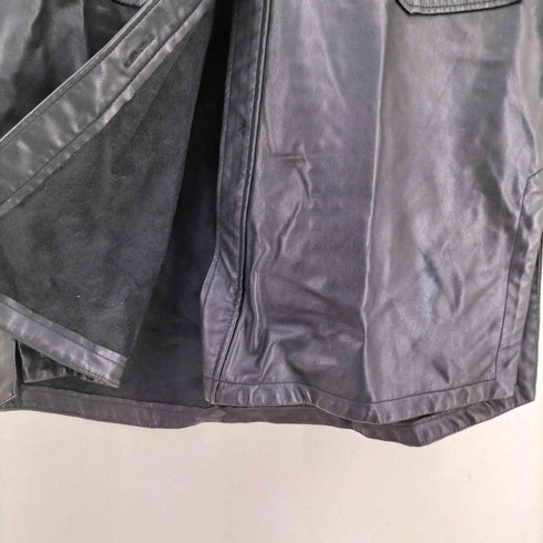 ザラ ZARA Chaqueta larga efecto ビーガンレザー コート レディース import:L