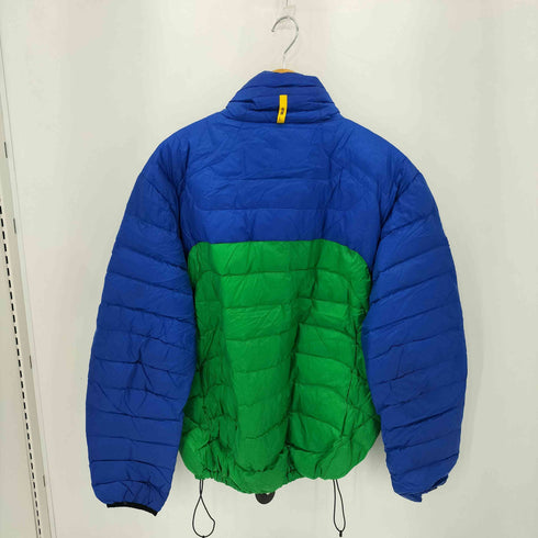 アールエルエックスラルフローレン RLX RALPH LAUREN ツートンカラー ドローコード ダブルジップ ナイロン ダウンジャケット メンズ XXL