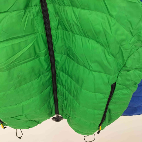 アールエルエックスラルフローレン RLX RALPH LAUREN ツートンカラー ドローコード ダブルジップ ナイロン ダウンジャケット メンズ XXL