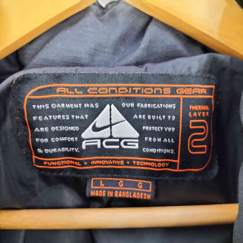 ナイキエーシージー NIKE ACG 90-2000S THERMAL LAYER 2 裾ドローコード 切替 ダウンジャケット メンズ JPN:L