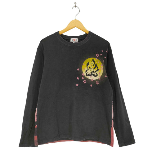 九尾刺繍 L/Sカットソー メンズ JPN:L