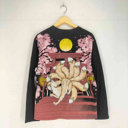 九尾刺繍 L/Sカットソー メンズ JPN:L