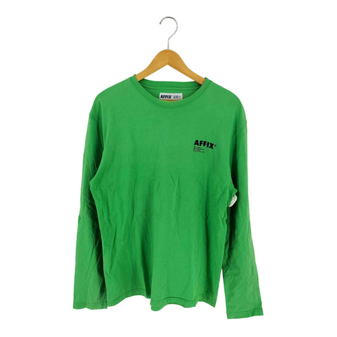 アフィックス AFFIX ロゴ プリント Tシャツ メンズ import:M
