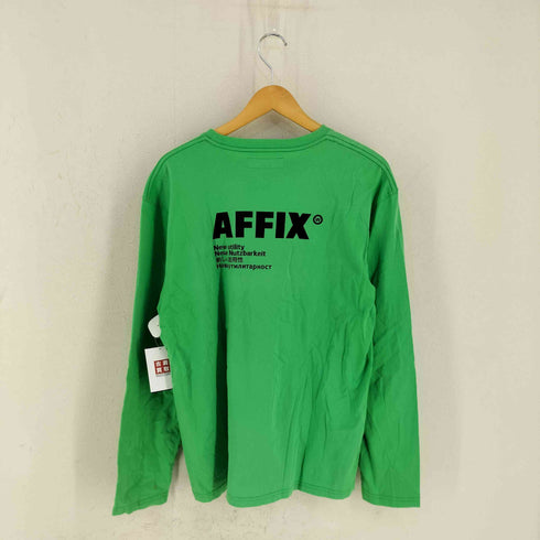 アフィックス AFFIX ロゴ プリント Tシャツ メンズ import:M