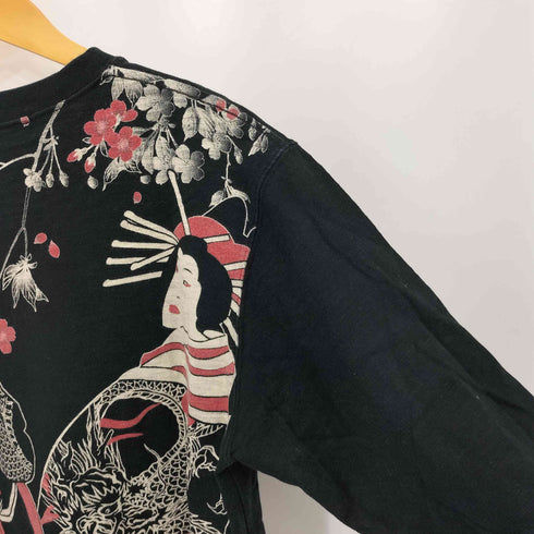 カラクリダマシイ 絡繰魂 華魁 舞子 龍 L/Sカットソー メンズ JPN:L