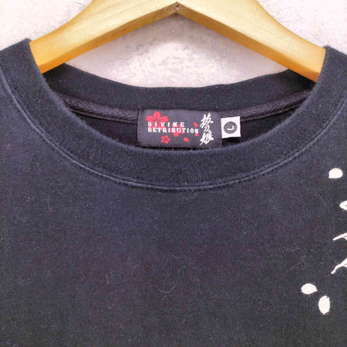 バットウムスメ DIVINE RETRIBUTION 抜刀娘 INTOXICATION L/Sカットソー メンズ JPN:L