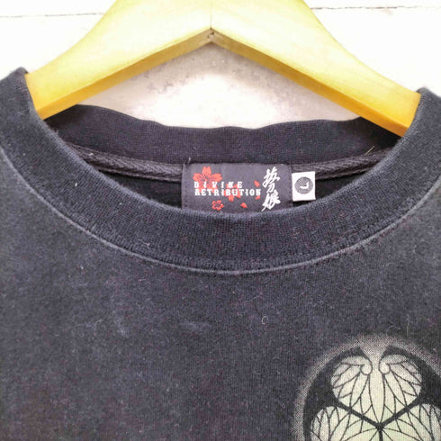 バットウムスメ DIVINE RETRIBUTION 抜刀娘 DANGEROUS BEAUTY L/Sカットソー メンズ JPN:L