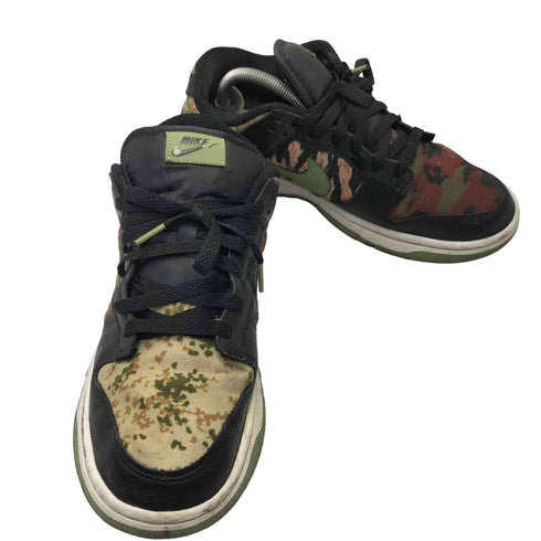 ナイキ NIKE DUNK LOW SE BLACK MULTI CAMO ダンク ロー SE ブラック マルチ カモ ローカット スニーカー メンズ JPN:28