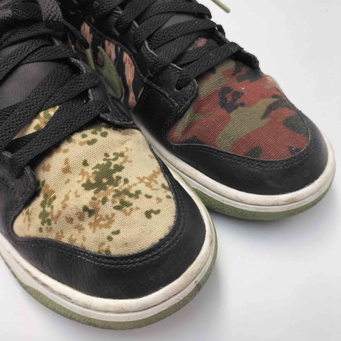 ナイキ NIKE DUNK LOW SE BLACK MULTI CAMO ダンク ロー SE ブラック マルチ カモ ローカット スニーカー メンズ JPN:28