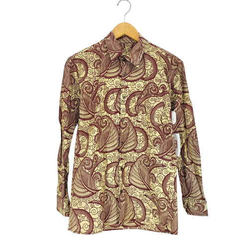 総柄ボックスシルエットシャツ メンズ