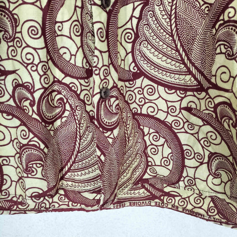 総柄ボックスシルエットシャツ メンズ