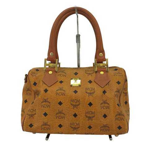 エムシーエム MCM ヴィセトス柄 ミニボストンバッグ レディース