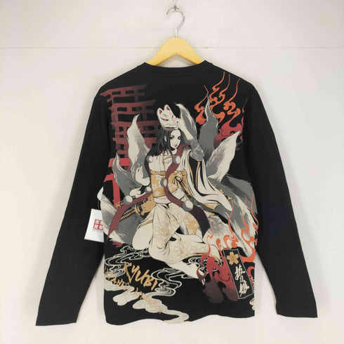 バットウムスメ DIVINE RETRIBUTION 抜刀娘 KYUBI L/Sカットソー メンズ JPN:L