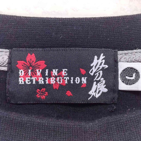 バットウムスメ DIVINE RETRIBUTION 抜刀娘 KYUBI L/Sカットソー メンズ JPN:L