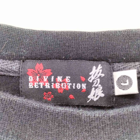 バットウムスメ DIVINE RETRIBUTION 抜刀娘 DIVINE RETRIBUTION L/Sカットソー メンズ JPN:L