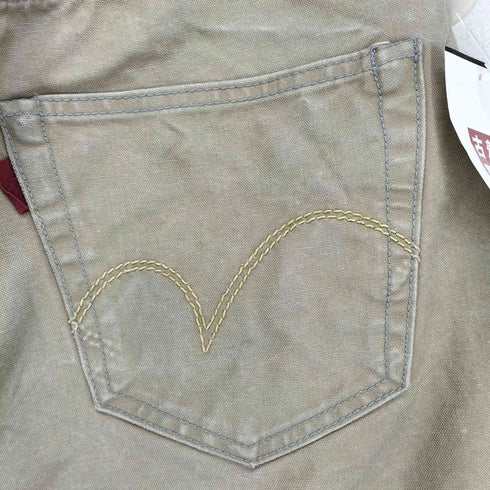 リーバイス Levis ダック生地 ボタンフライ ストレート パンツ メンズ