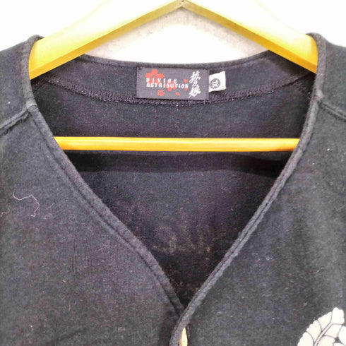 バットウムスメ DIVINE RETRIBUTION 抜刀娘 和柄 ダボシャツ メンズ JPN:XL