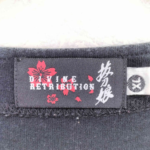 バットウムスメ DIVINE RETRIBUTION 抜刀娘 和柄 ダボシャツ メンズ JPN:XL