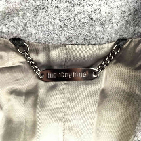 モンキータイム MONKEY TIME TW RING YARN W OVER COAT メンズ M