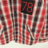 ディーゼル DIESEL リバーシブルデザイン マドラスチェック ストライプ柄 フランネル 中綿シャツ ジャケット メンズ S